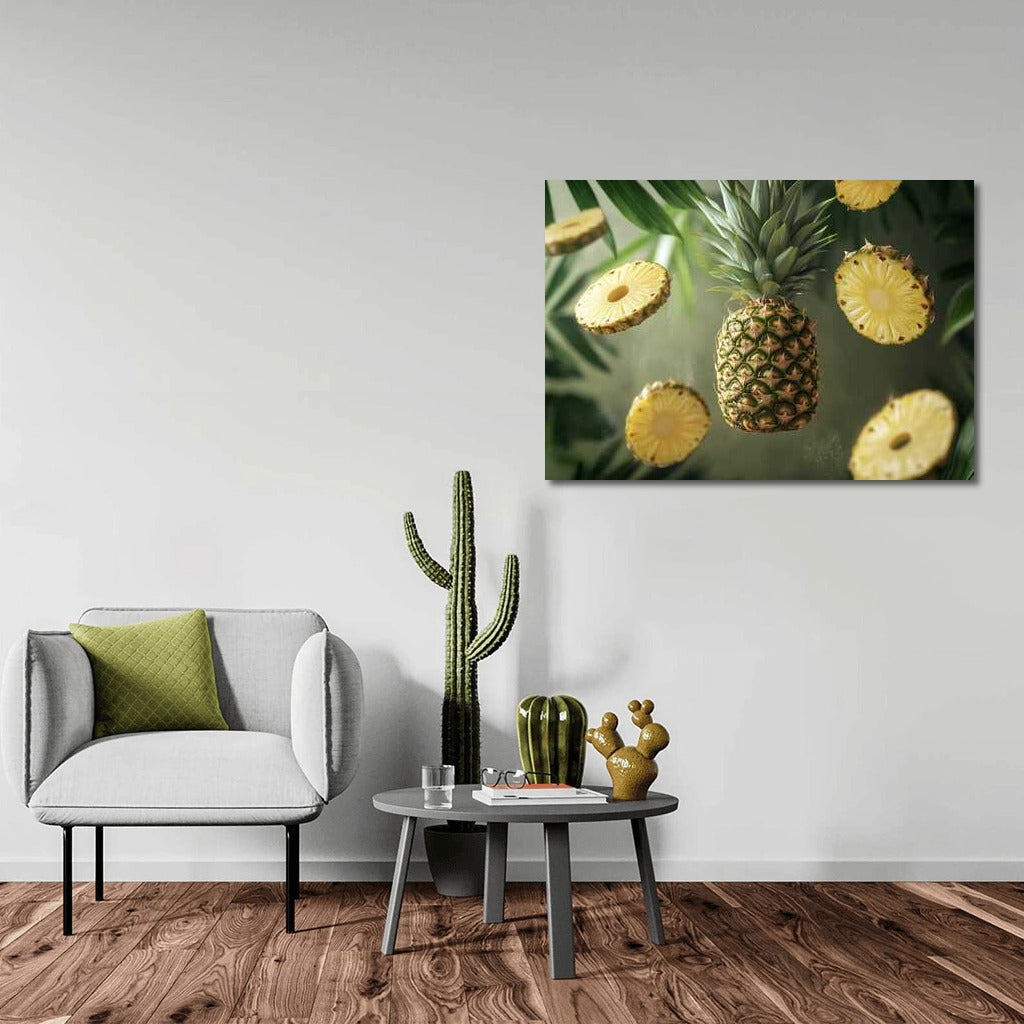 Tropical Pineapple Paradise: Refreshing Sunny Joy