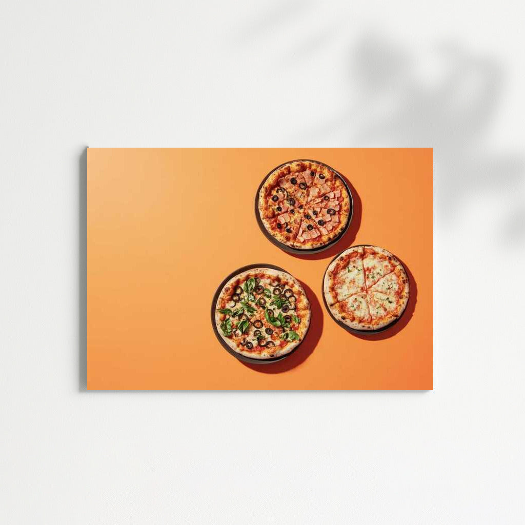 Gourmet Pizza: Olives, Herbs and Tomatoes