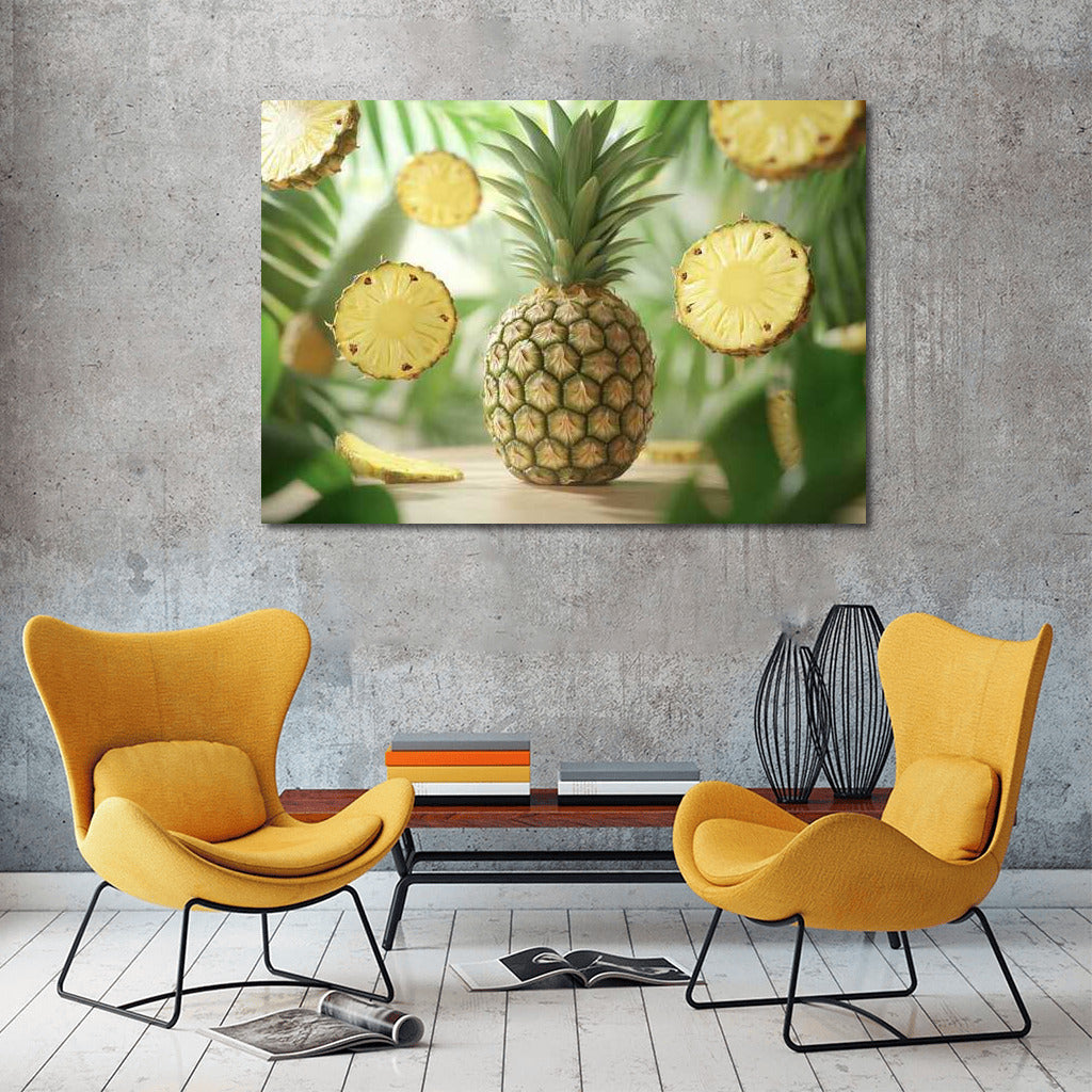 Tropical Pineapple Swirl: Exotic Fruit Dessert