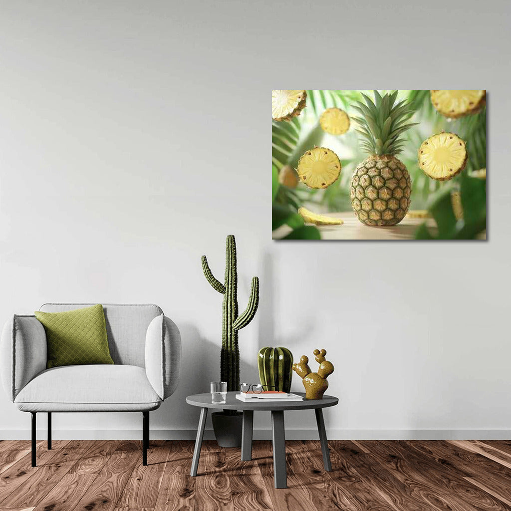 Tropical Pineapple Swirl: Exotic Fruit Dessert