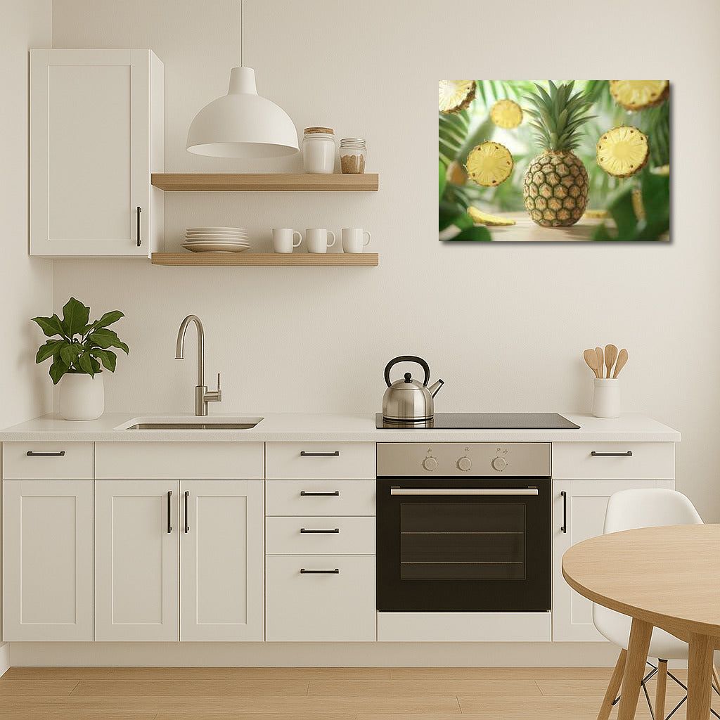 Tropical Pineapple Swirl: Exotic Fruit Dessert