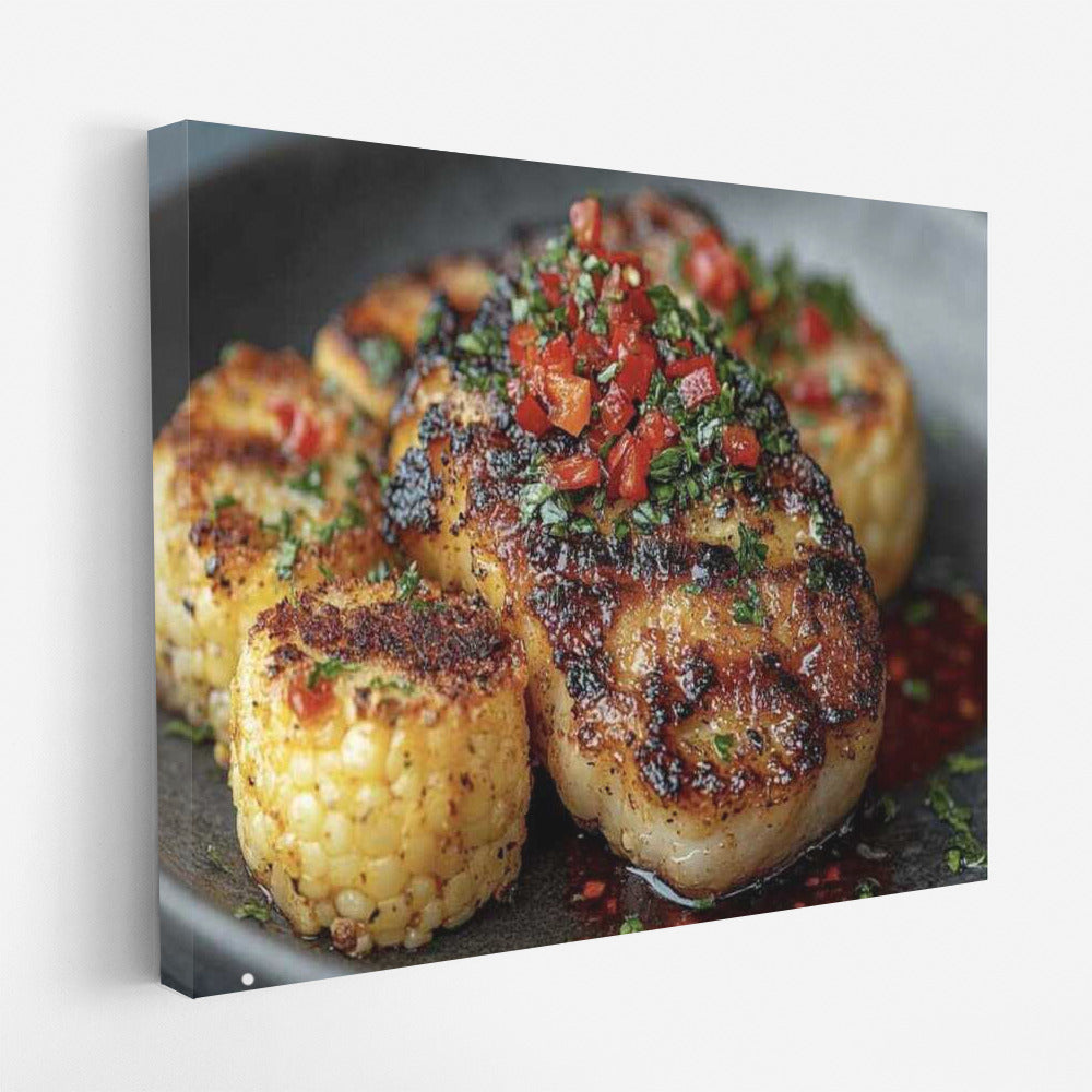 Juicy Steak with Red Pepper and Corn: Inspiration for Culinary Masterpieces