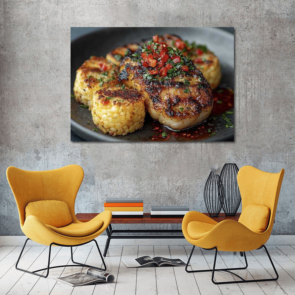 Juicy Steak with Red Pepper and Corn: Inspiration for Culinary Masterpieces