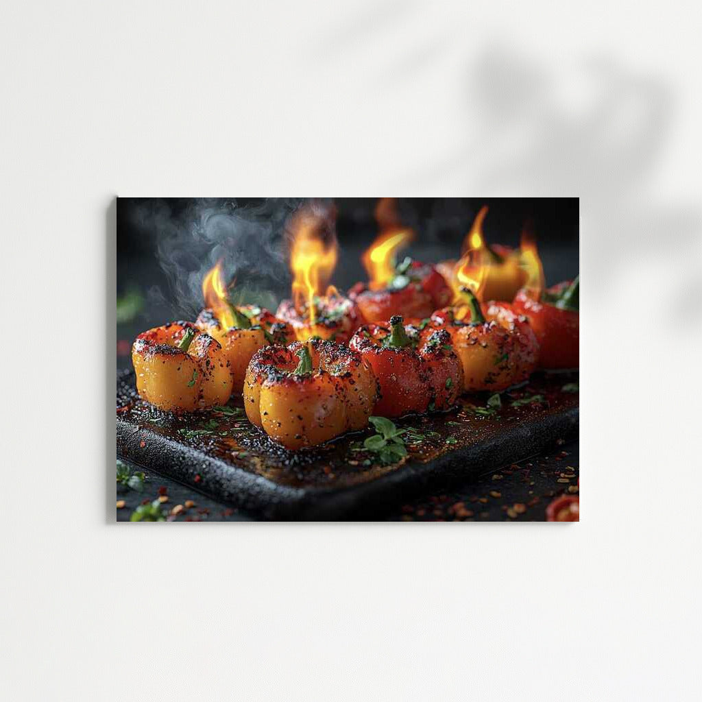 Spicy Flame: Roasted Peppers for the Kitchen