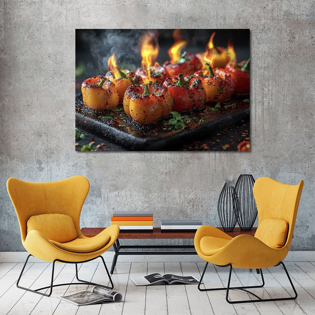 Spicy Flame: Roasted Peppers for the Kitchen