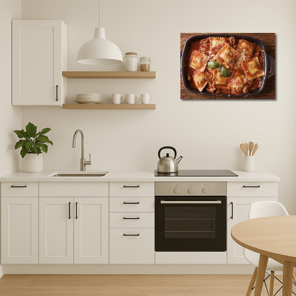Ravioli in Tomato Sauce: Italian Gastronomy on Your Wall