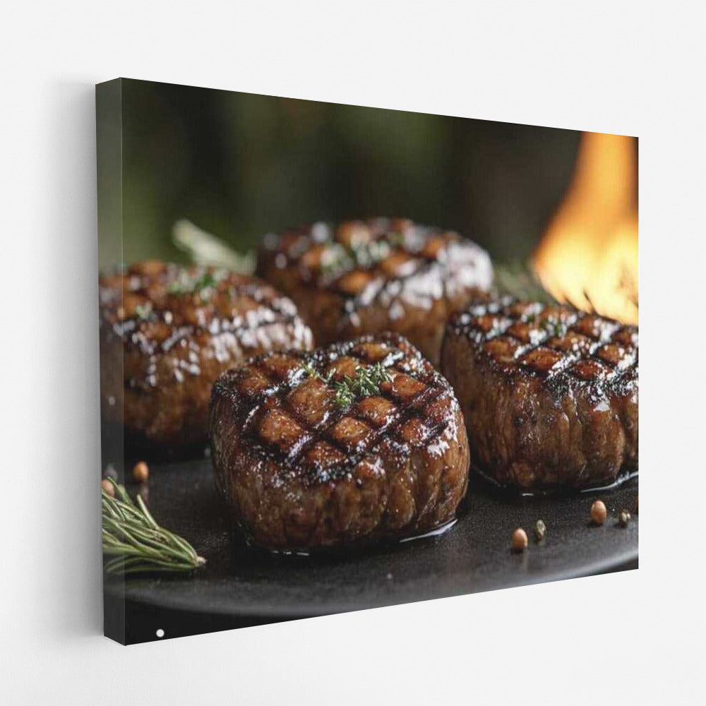 Gourmet Symphony: Juicy Steaks for Wall Decor