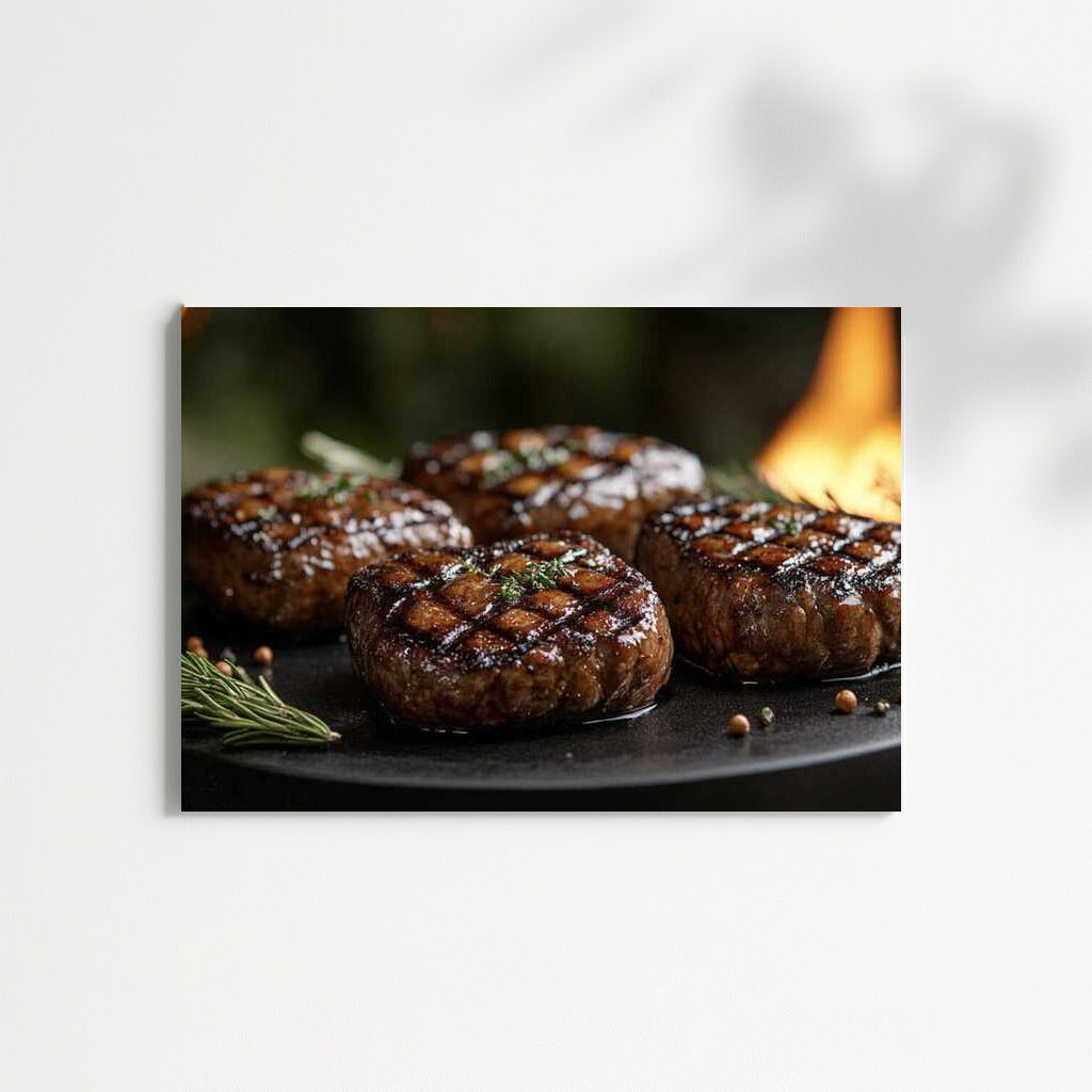 Gourmet Symphony: Juicy Steaks for Wall Decor