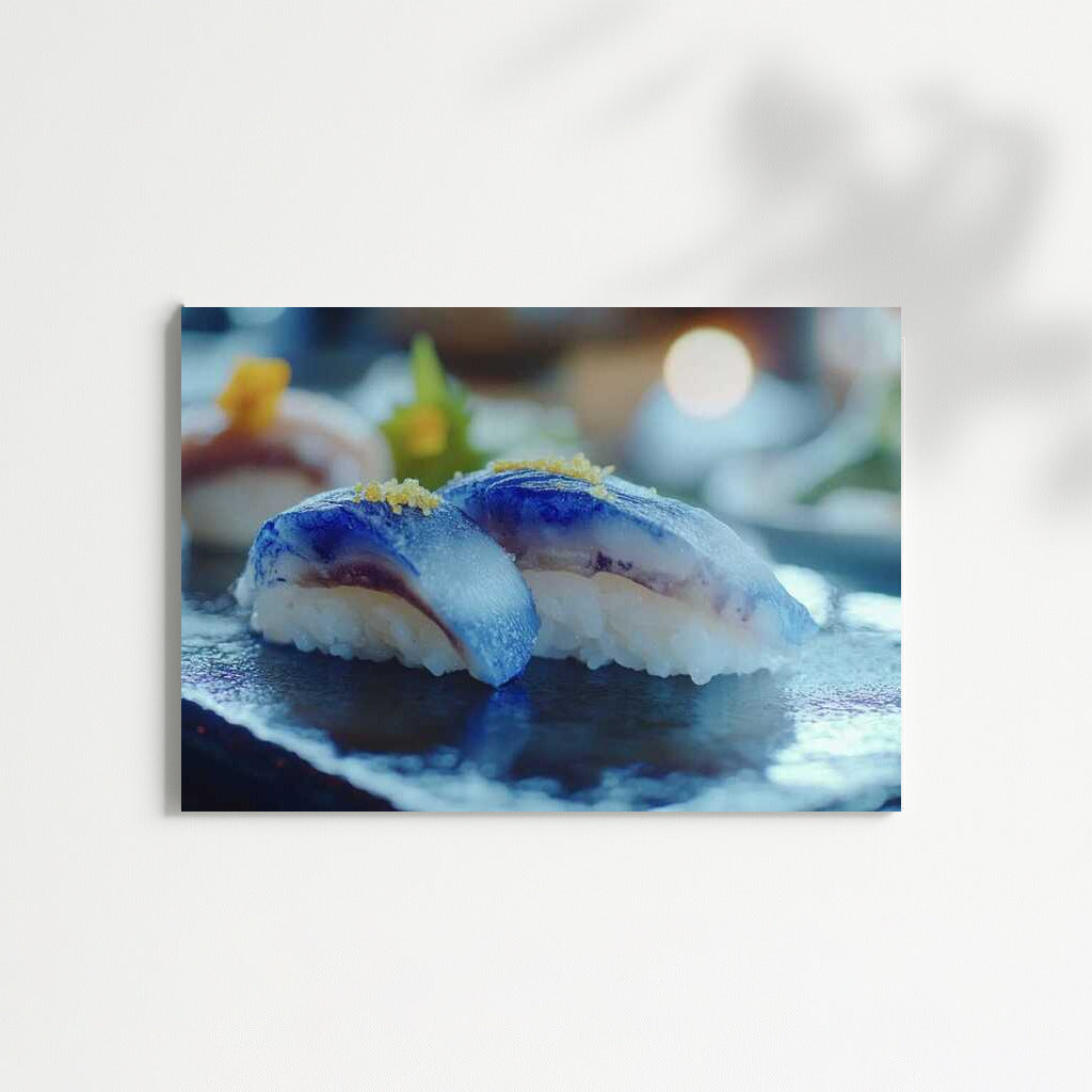 Watercolor Sushi Symphony for Gourmets