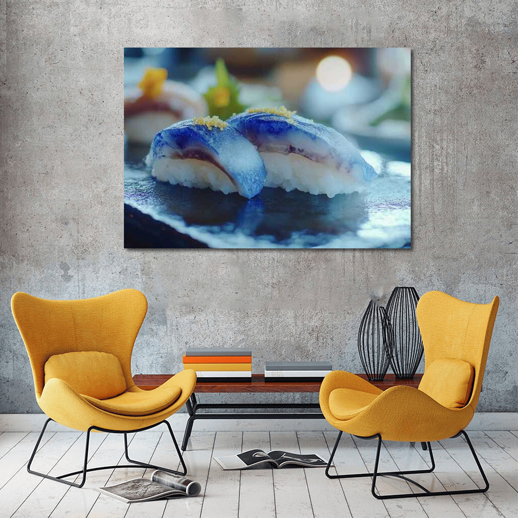 Watercolor Sushi Symphony for Gourmets