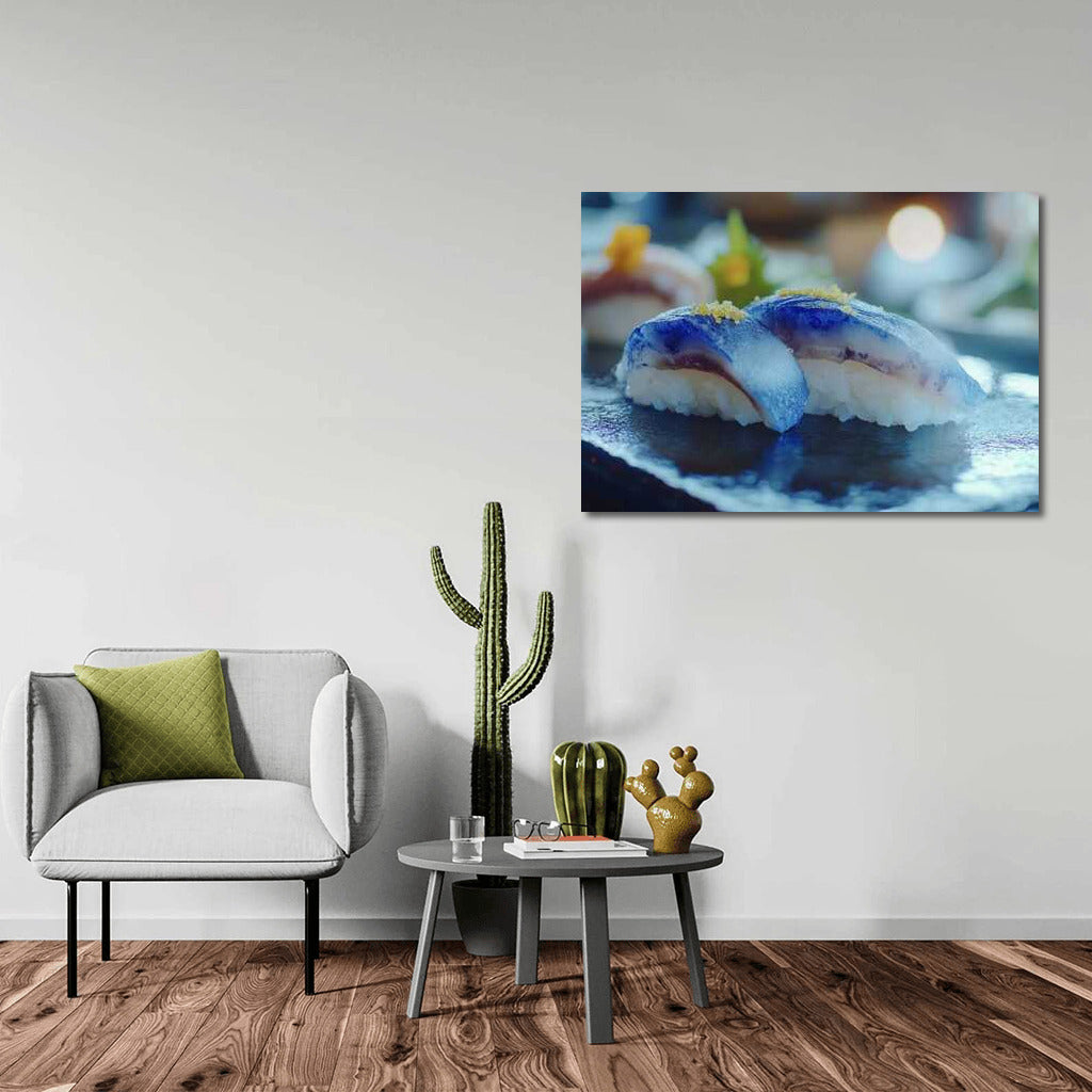 Watercolor Sushi Symphony for Gourmets