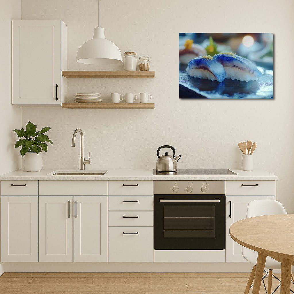 Watercolor Sushi Symphony for Gourmets