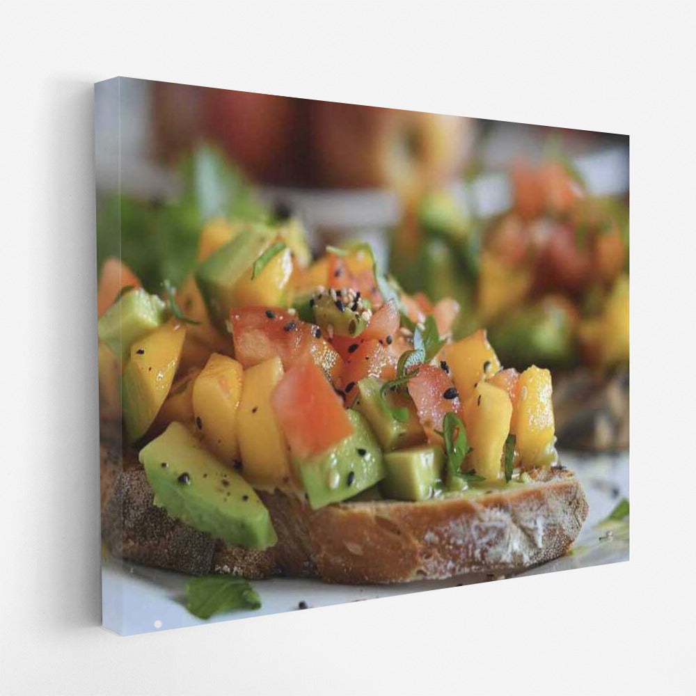 Avocado Mango Toast: A Vibrant Explosion of Flavor
