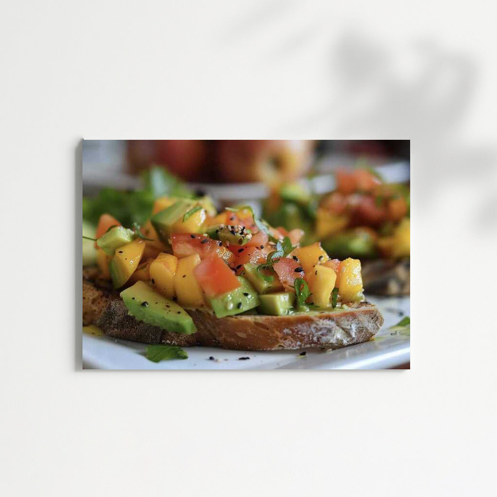Avocado Mango Toast: A Vibrant Explosion of Flavor