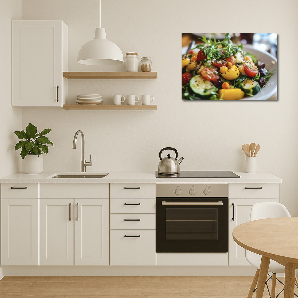 Freshness of Vegetable Salad: Bright Colors of Nature