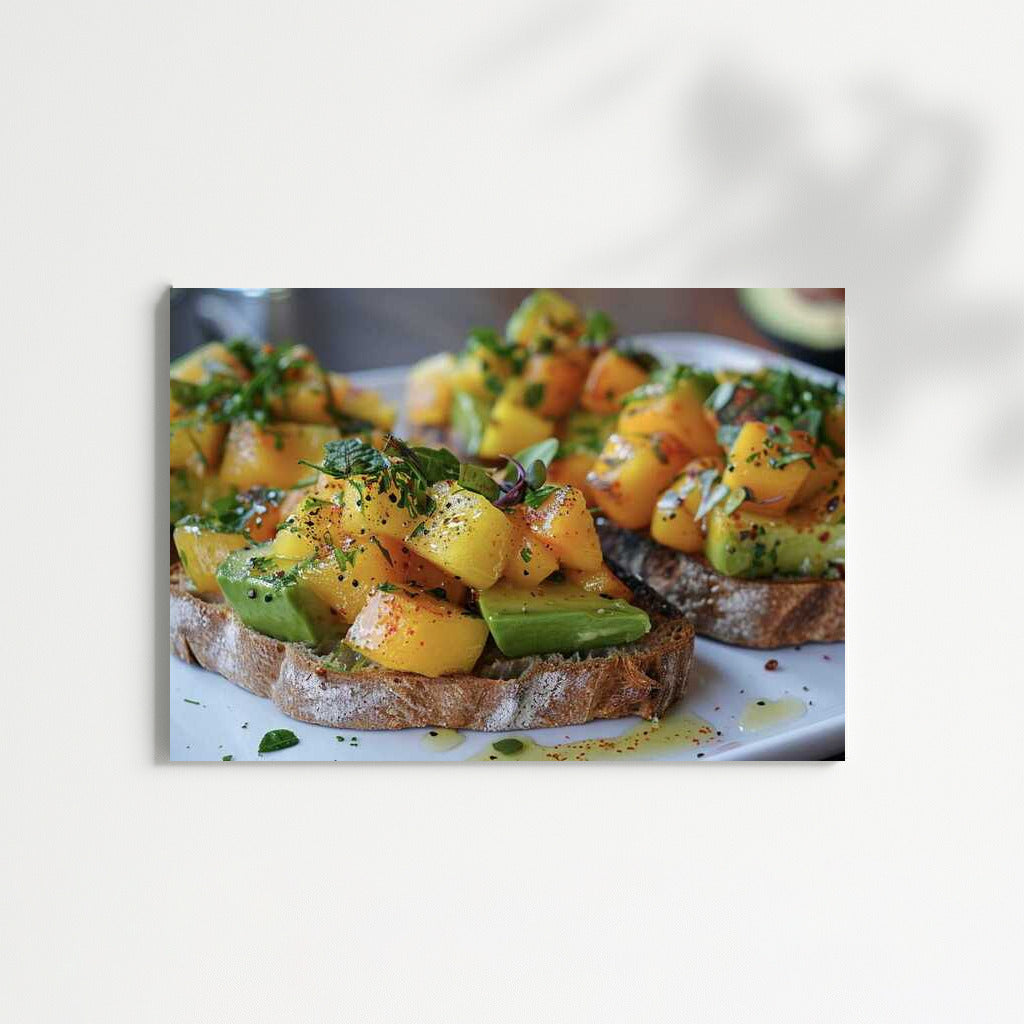 Sunny Toasts with Mango and Avocado
