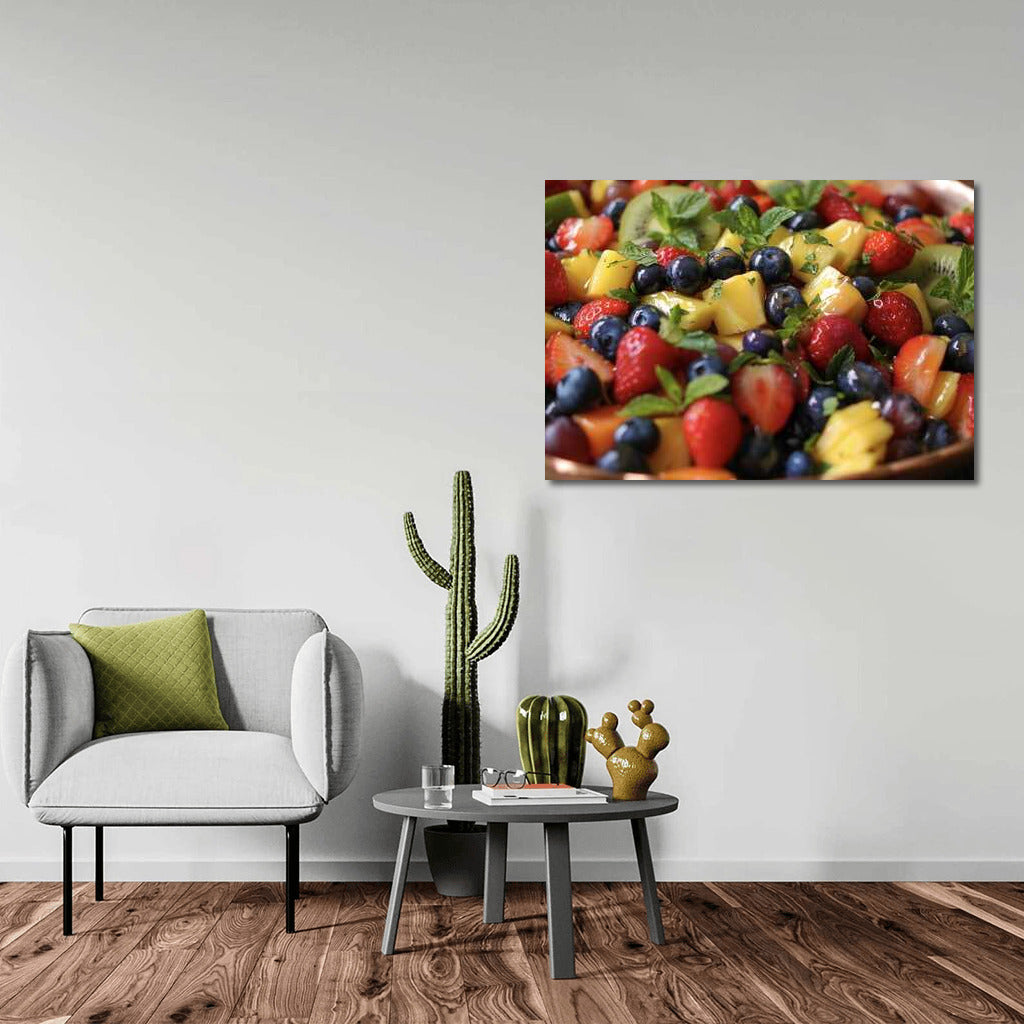 Bright Fruit Salad: Explosion of Juicy Colors