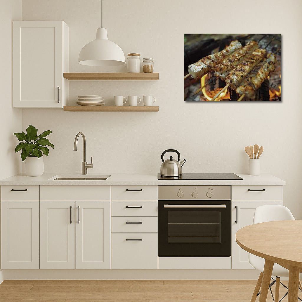 Fried River Fish: A Tasty Masterpiece on the Wall