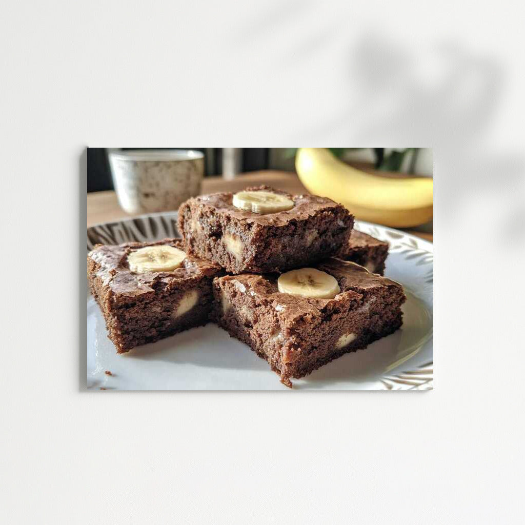 Banana Brownies: Chocolate Delight with Fruity Freshness
