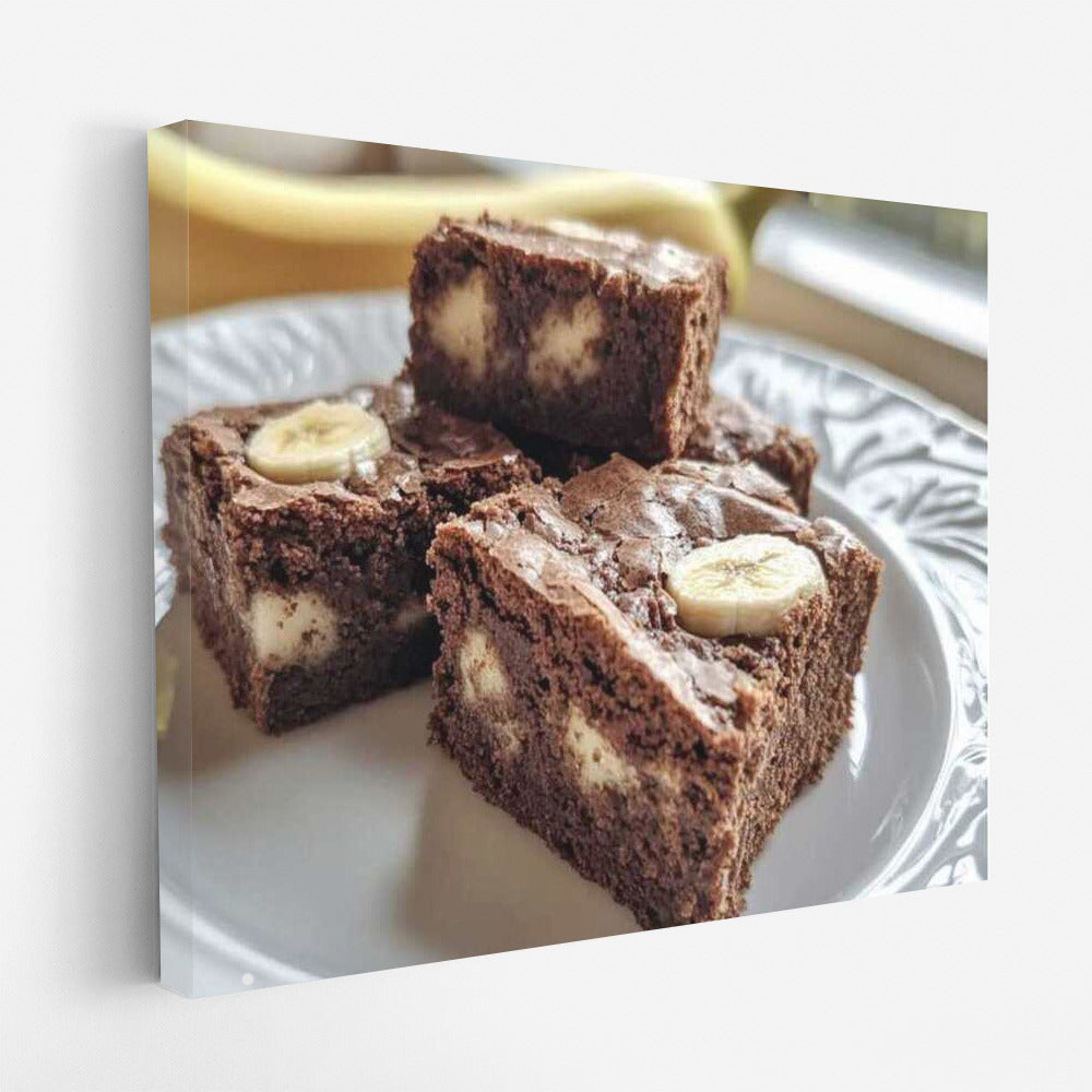 Banana Brownie Fusion: Sweet Temptation