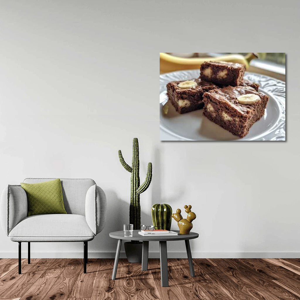 Banana Brownie Fusion: Sweet Temptation