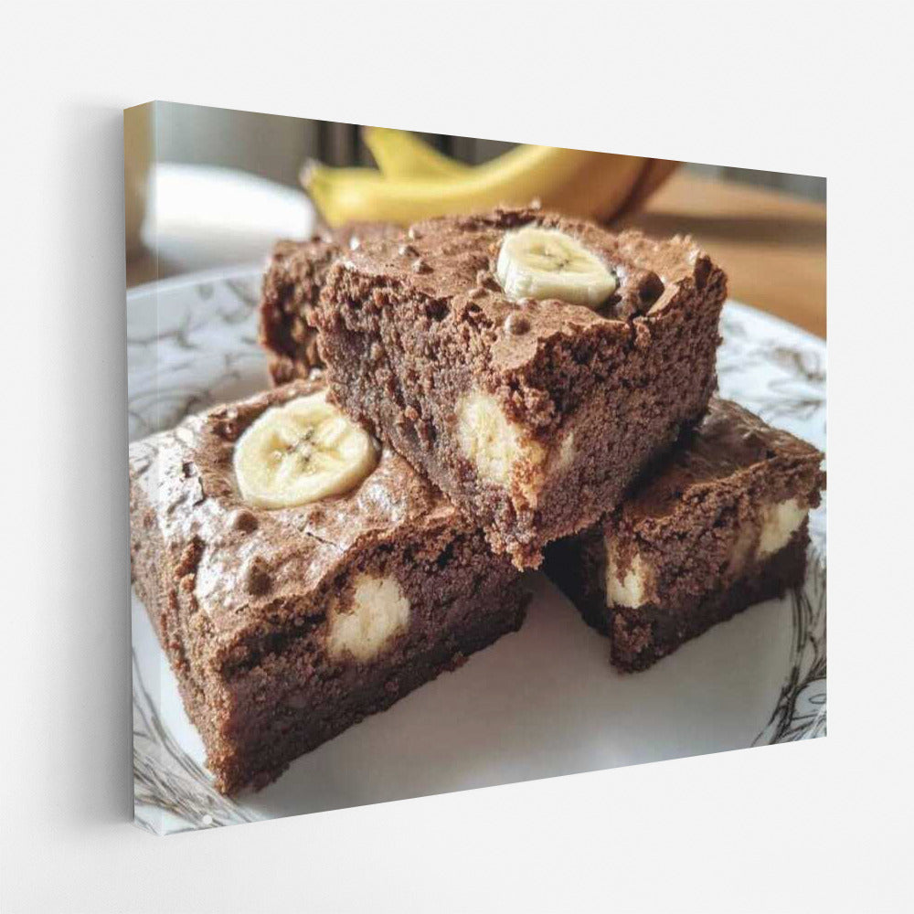 Banana Brownies: Sweet Temptation on the Wall