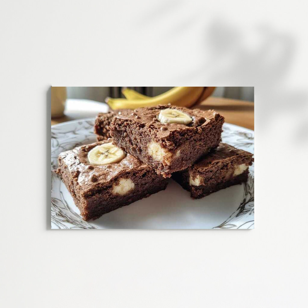 Banana Brownies: Sweet Temptation on the Wall
