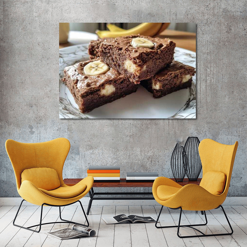 Banana Brownies: Sweet Temptation on the Wall