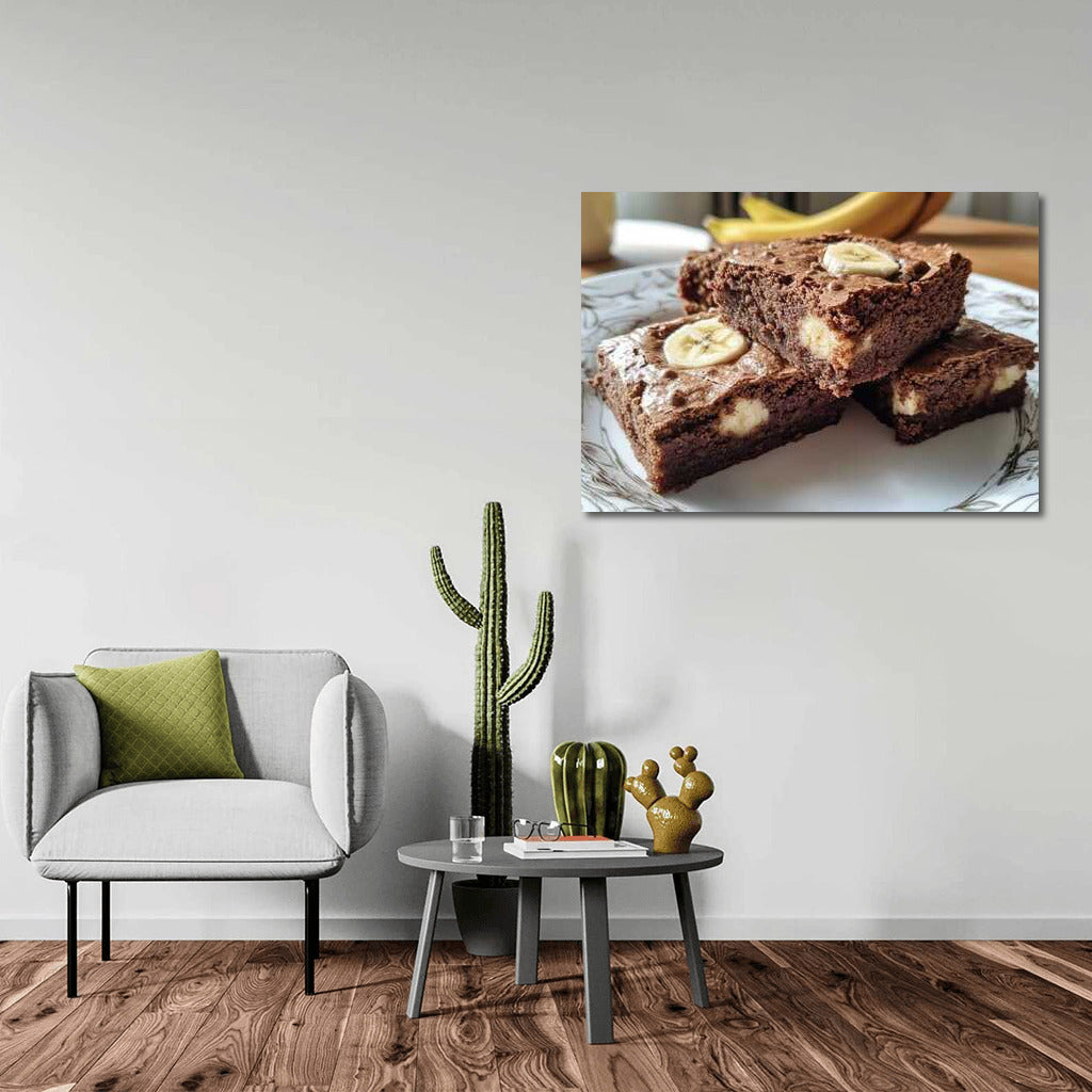 Banana Brownies: Sweet Temptation on the Wall