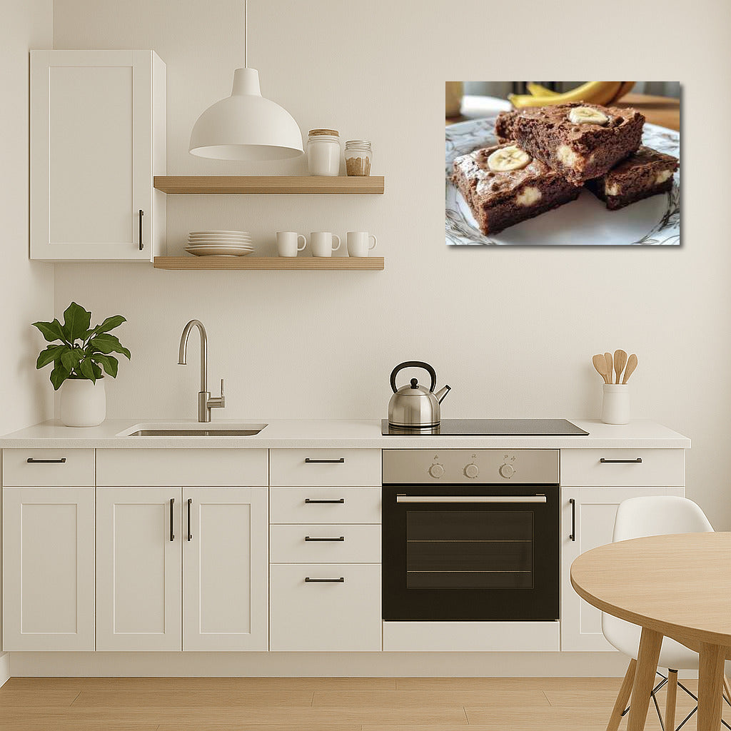 Banana Brownies: Sweet Temptation on the Wall
