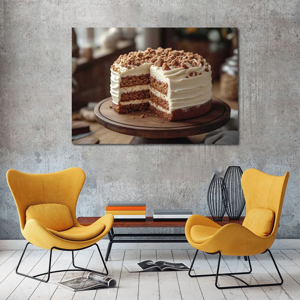 Carrot Cake with Cream: Delicious Interior Inspiration