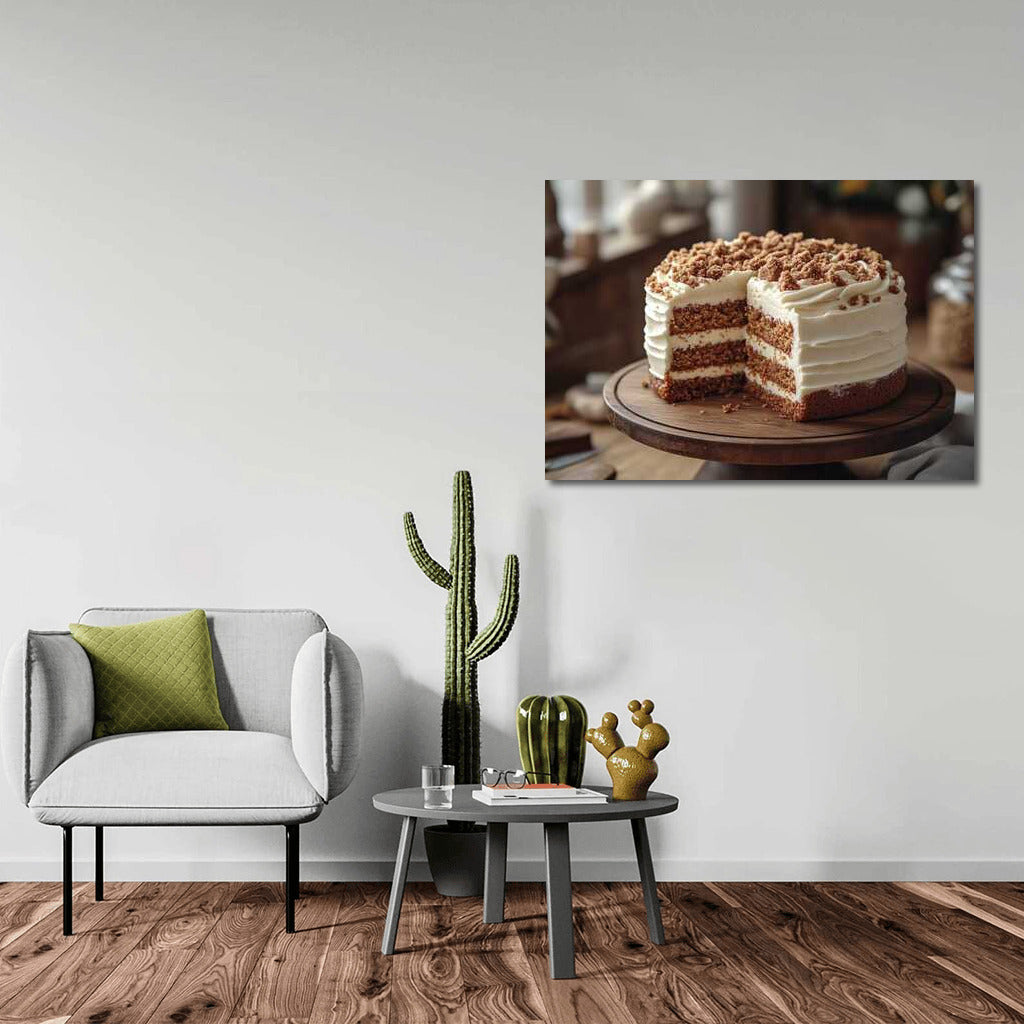 Carrot Cake with Cream: Delicious Interior Inspiration