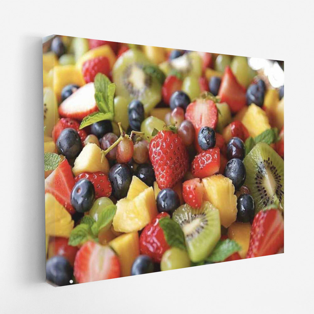 Floral Whirlwind: Juicy Fruit Salad for Interior