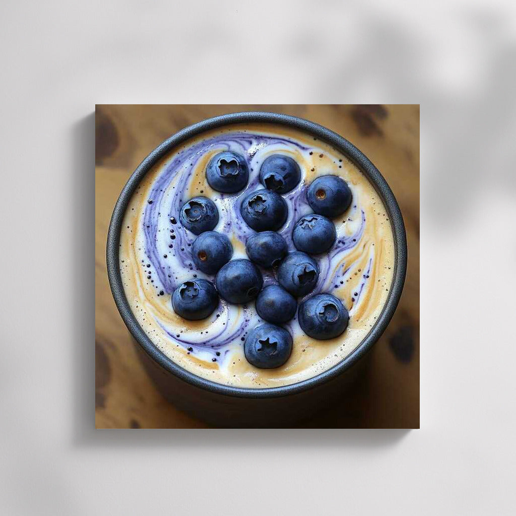 Blueberry Latte: Morning Delight