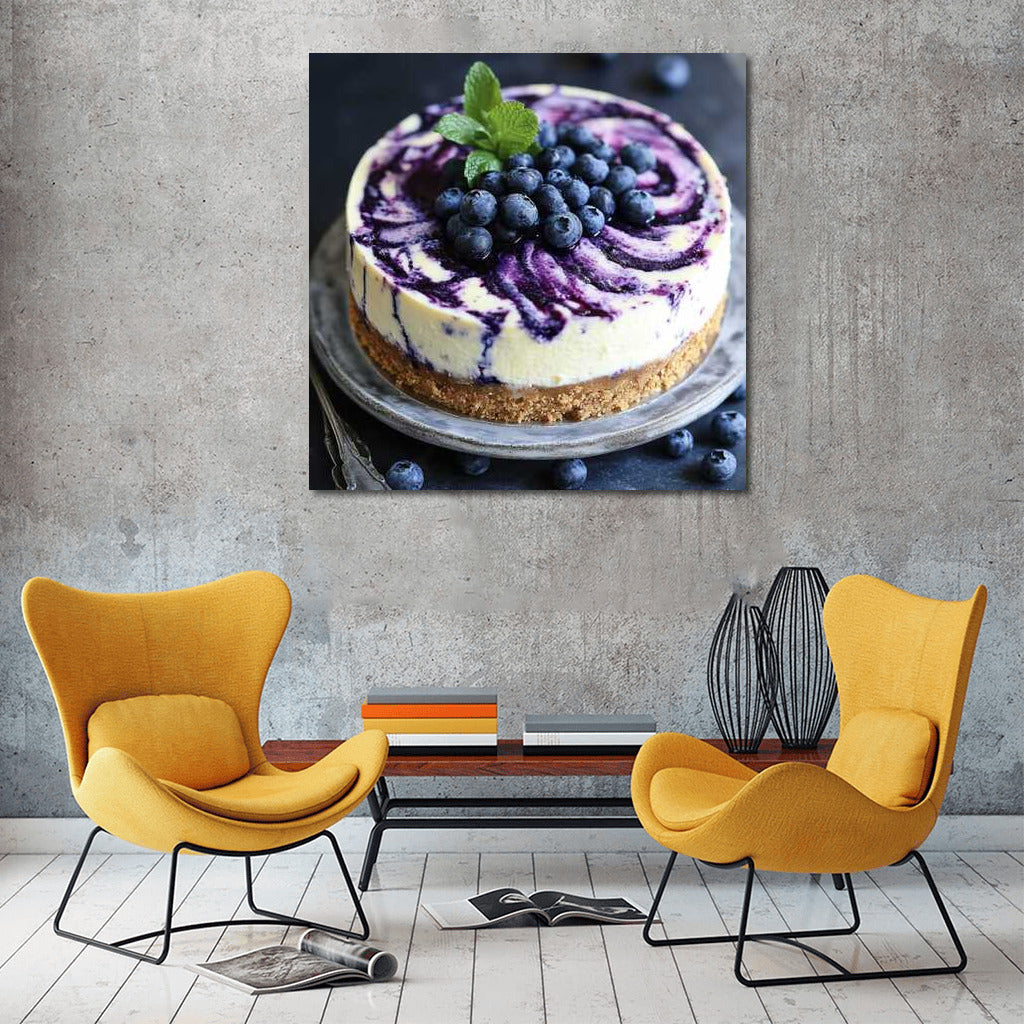 Sweet Accent: Gourmet Blueberry Cheesecake