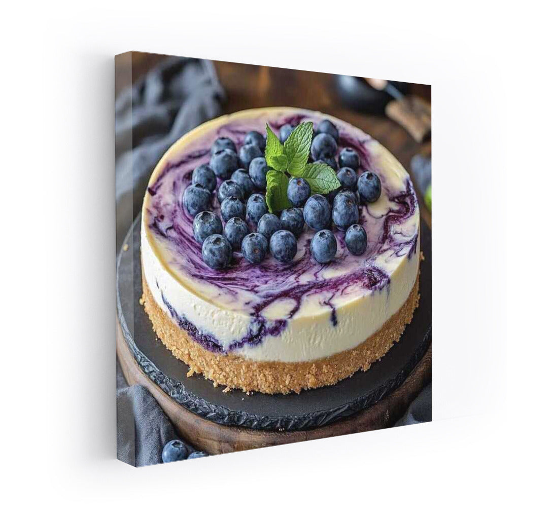 Sweet Temptation: Blueberry Cheesecake for Comfort and Appetite