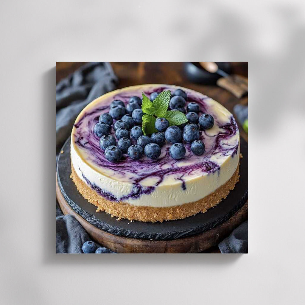 Sweet Temptation: Blueberry Cheesecake for Comfort and Appetite