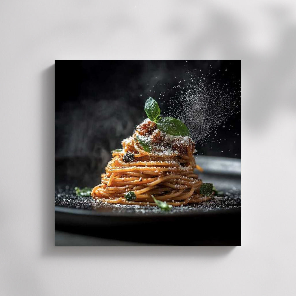 Italian Symphony: Spaghetti Carbonara on Your Wall