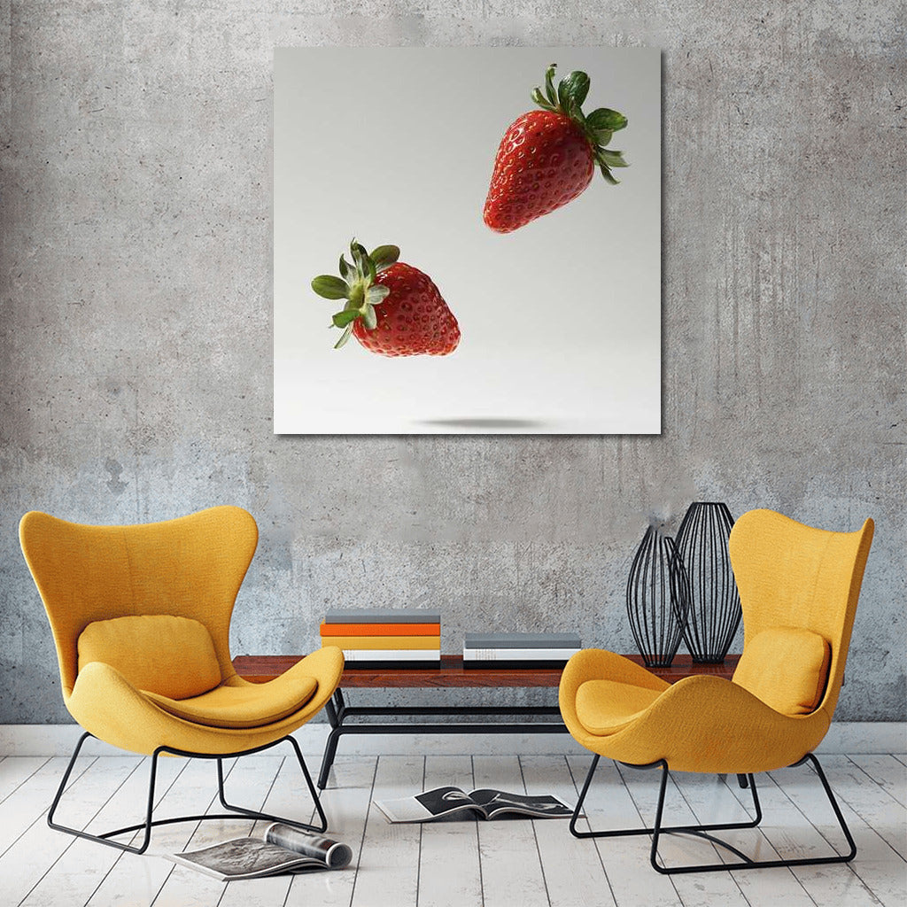 Dance of Fresh Strawberries: Berry Charm for the Interior