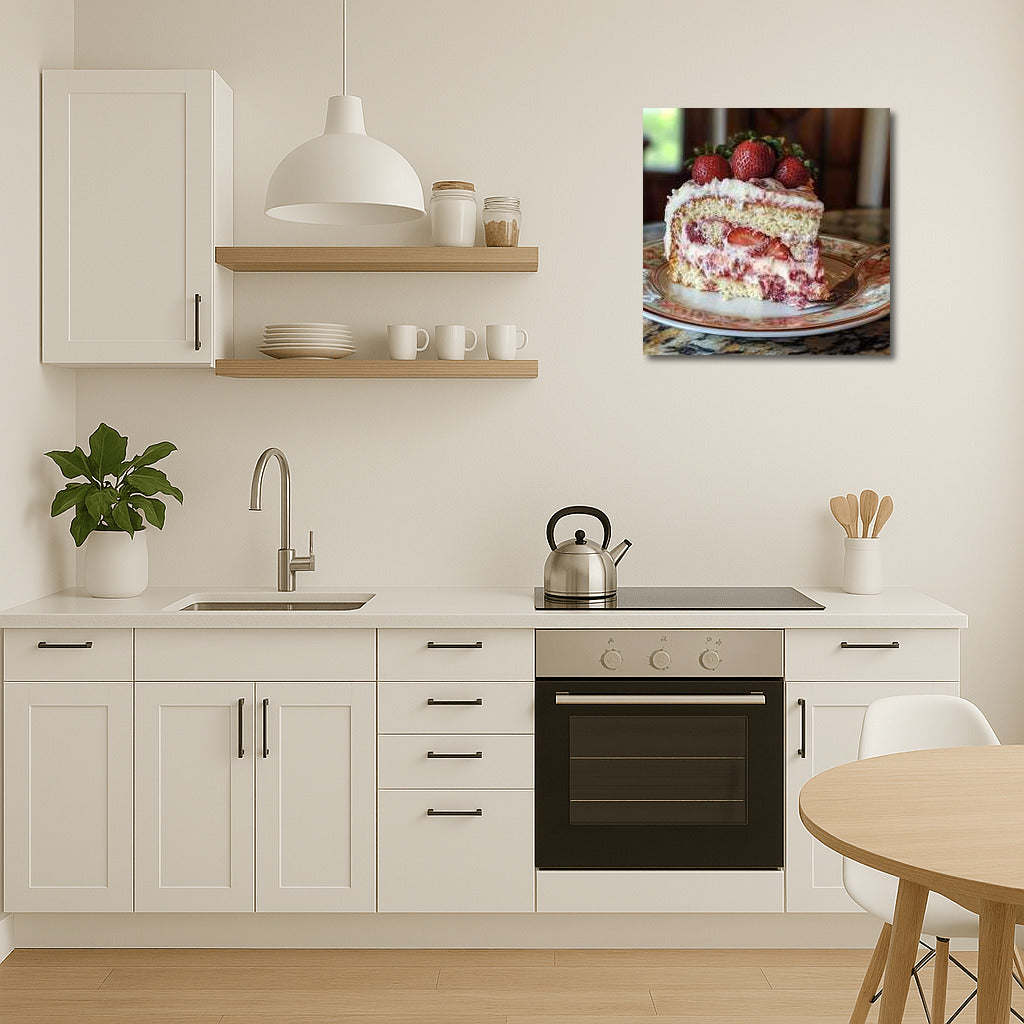Sweet Temptation: Strawberry Cake for Interior
