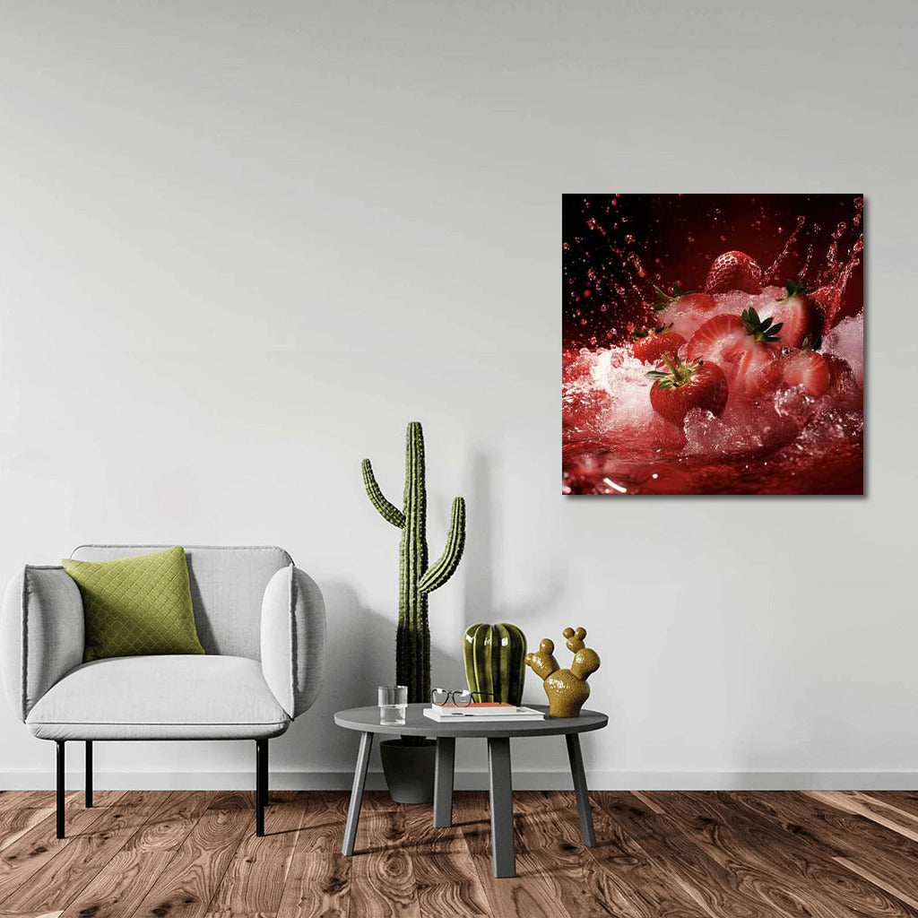 Sweet Temptation: Strawberry Ice Cream for Interior