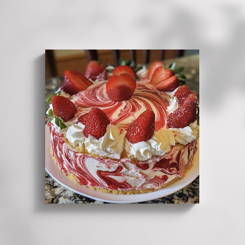 Sweet Temptation: Strawberry Cake