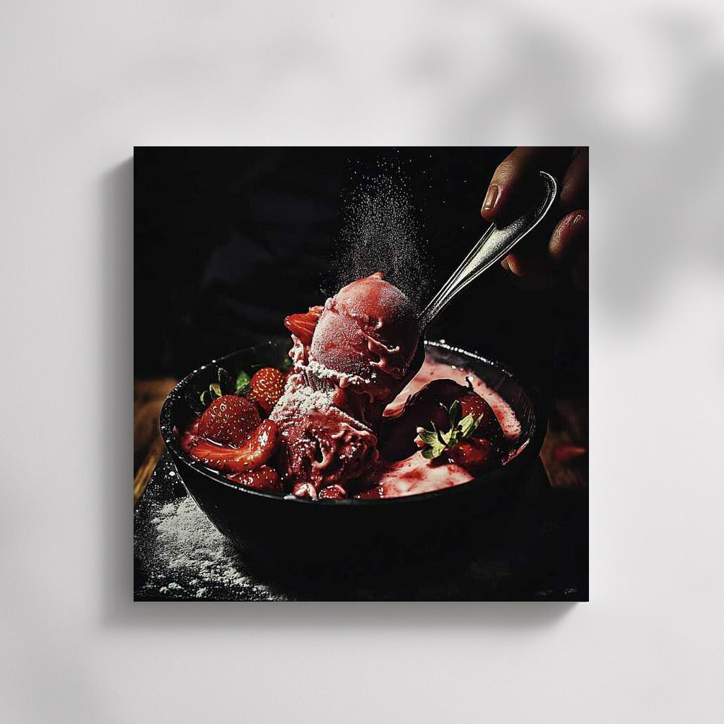 Strawberry Ice Cream: Tender Temptation