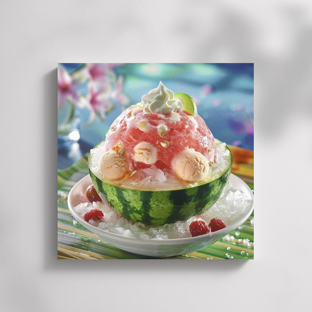 Summer Watermelon Fresh with Ice Cream