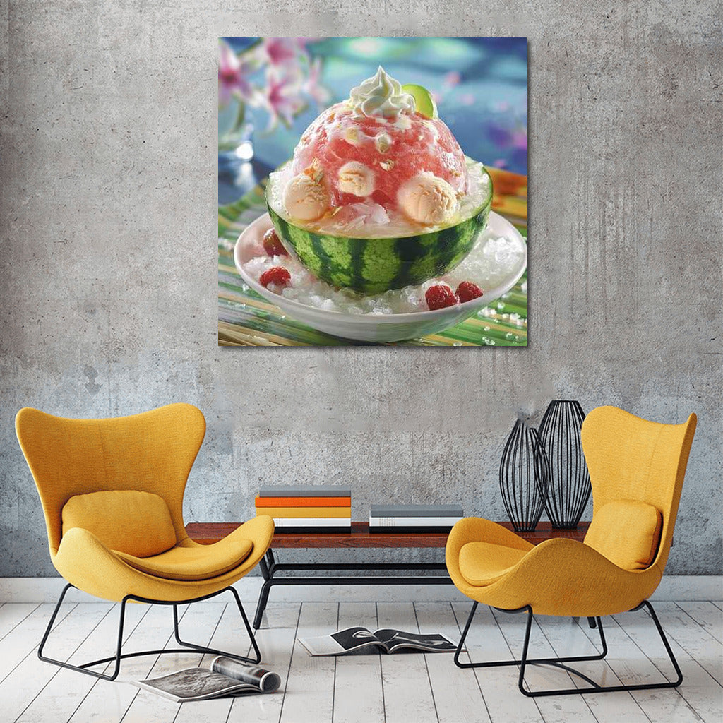 Summer Watermelon Fresh with Ice Cream
