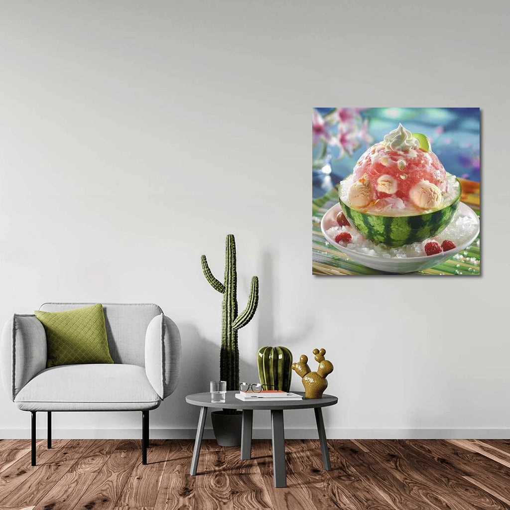 Summer Watermelon Fresh with Ice Cream