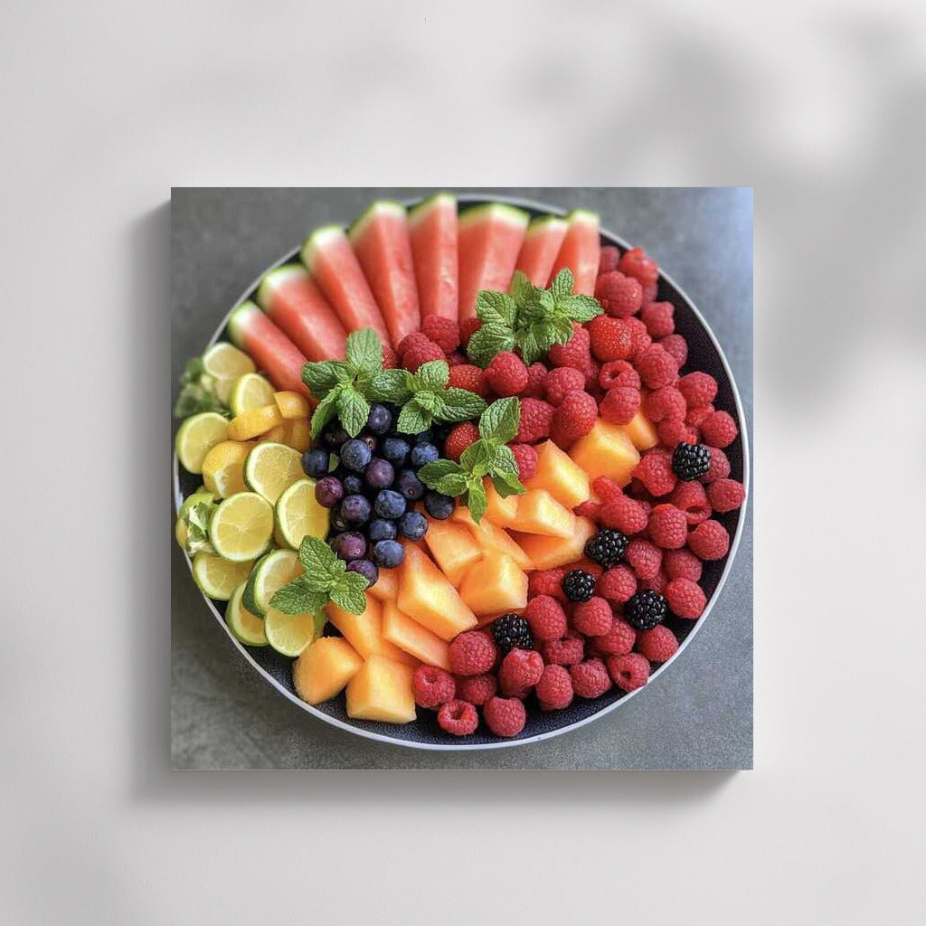 Symphony of Summer Fruits: Juicy Plate for Interior