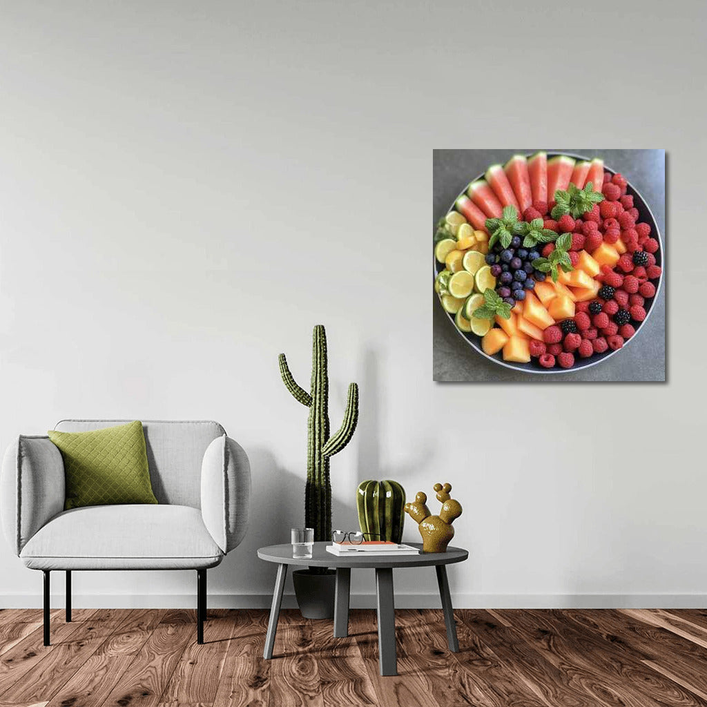 Symphony of Summer Fruits: Juicy Plate for Interior
