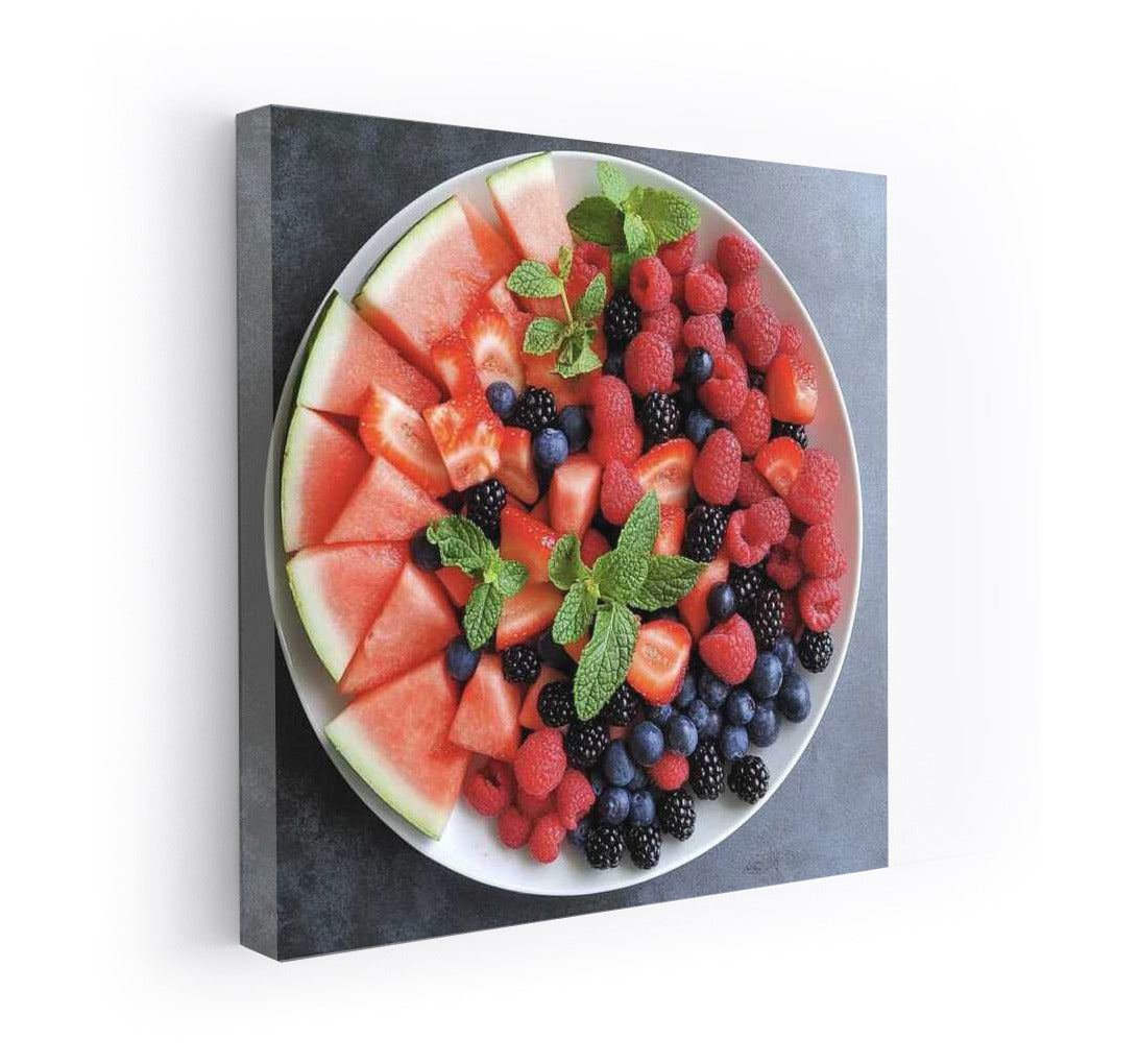 Juicy Summer: Berry-Watermelon Wall Dessert
