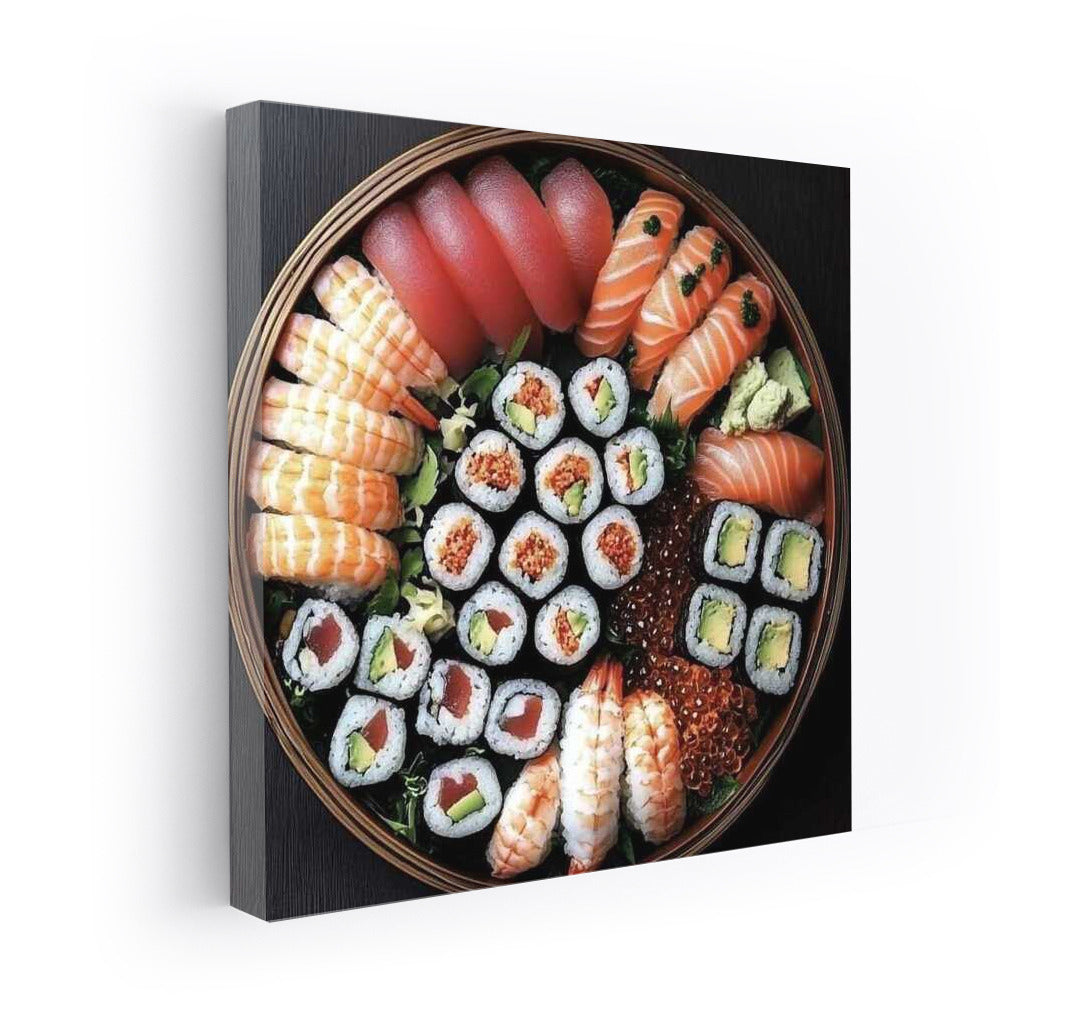 Sushi Platter: Aesthetics of Taste on Your Wall
